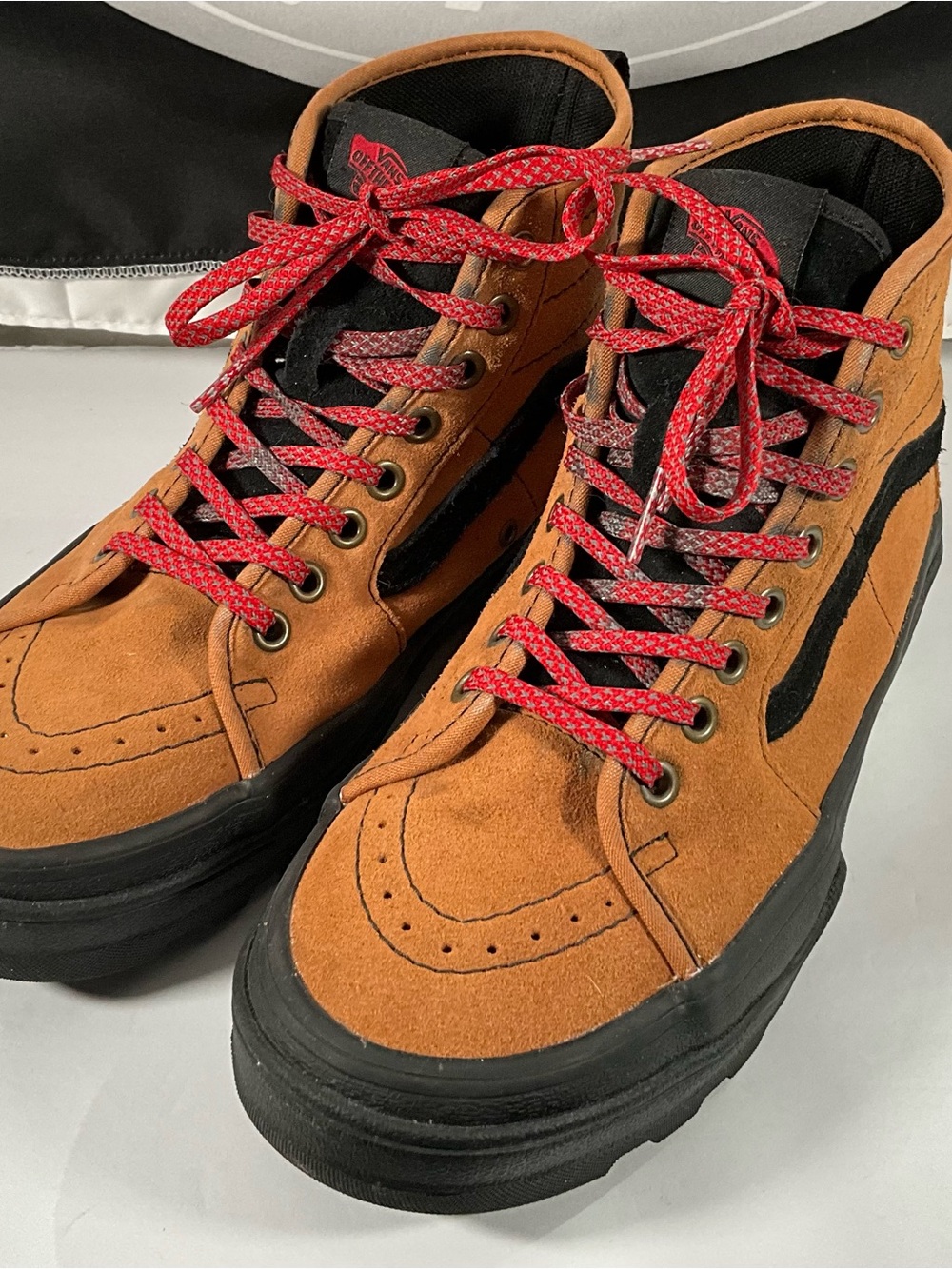 VANS Sentry Sk8-Hi Hiker Suede Brown/Black US Men 6.5 Women Size 8